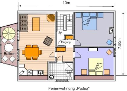 Grundriss FEWO Padua